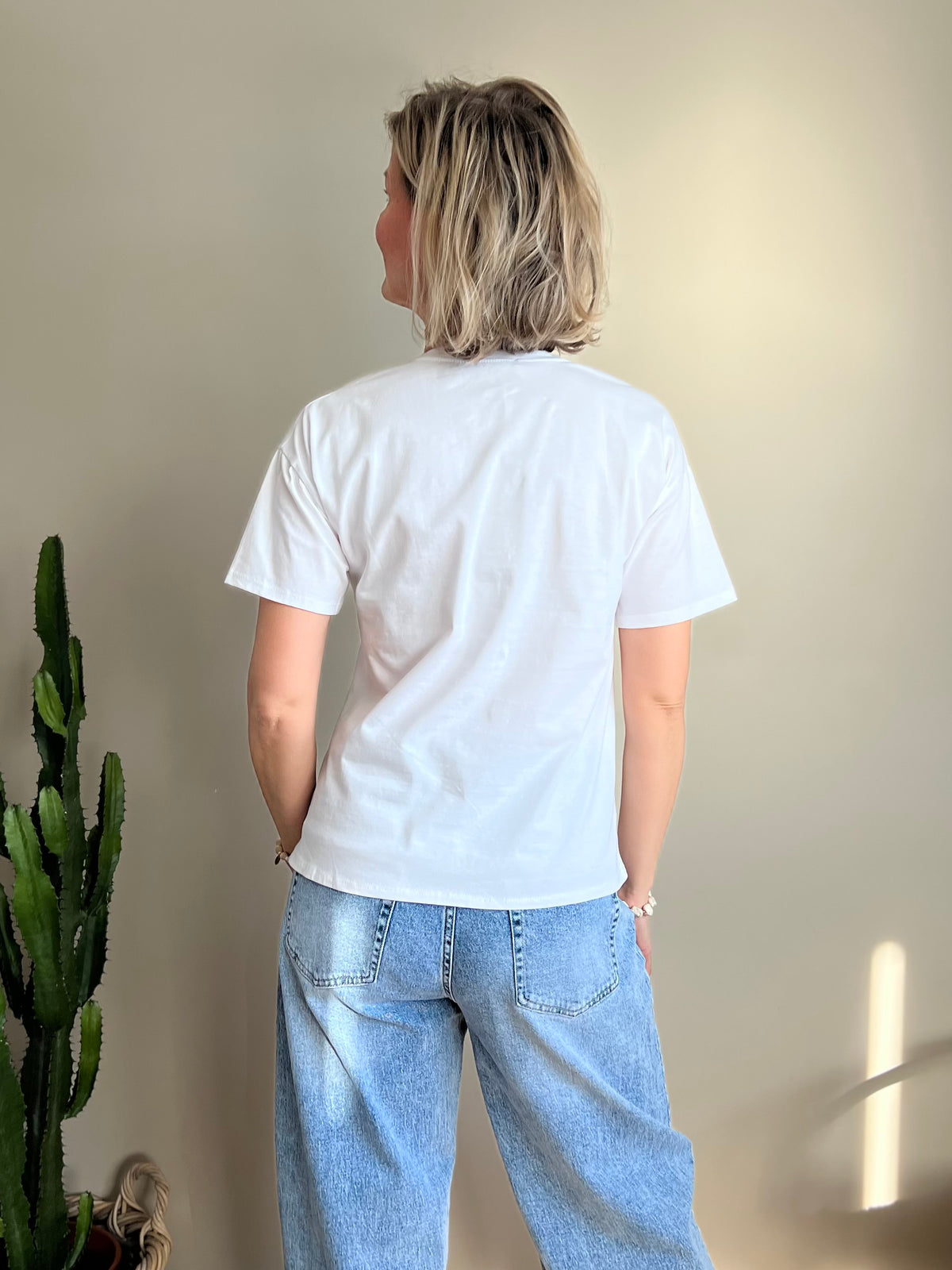 Roar -t-paita, valkoinen / vihreä