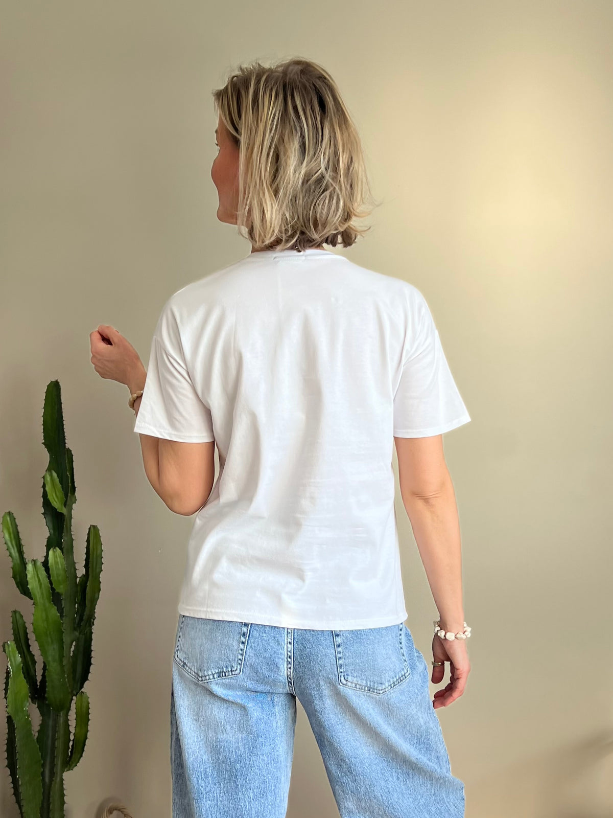 Roar -t-paita, valkoinen / pinkki