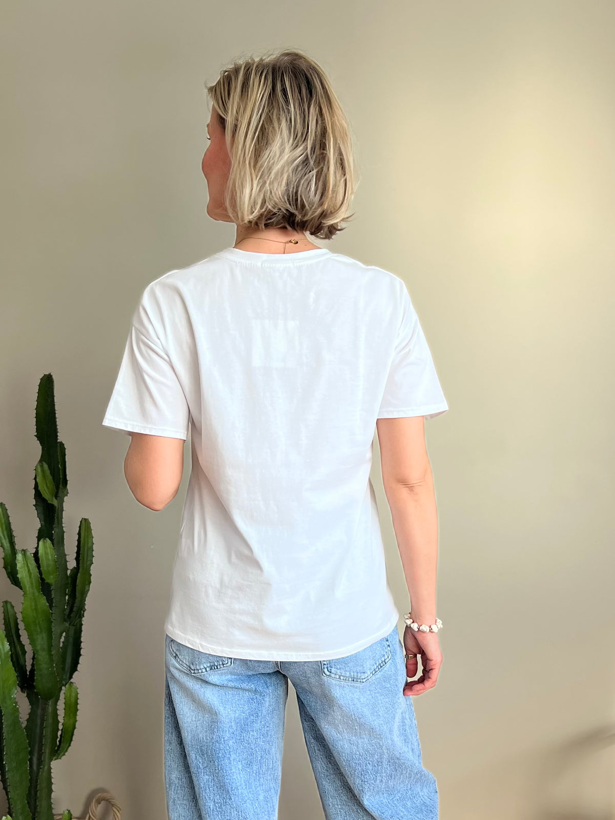 Heart -t-paita, valkoinen / vihreä