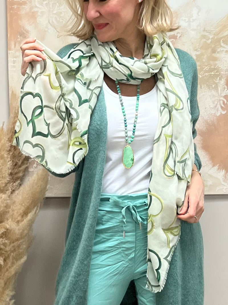 Arietta scarf, green