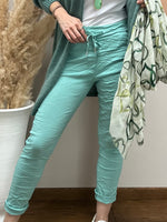 Amara joggers, aqua green