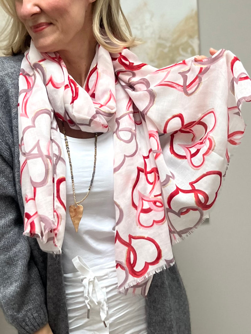 Arietta scarf, pink