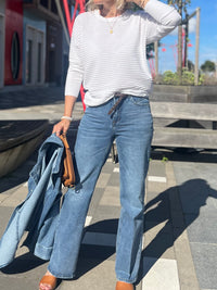 Rabea -farkut, denim stone wash