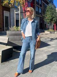 Rabea -farkut, denim stone wash