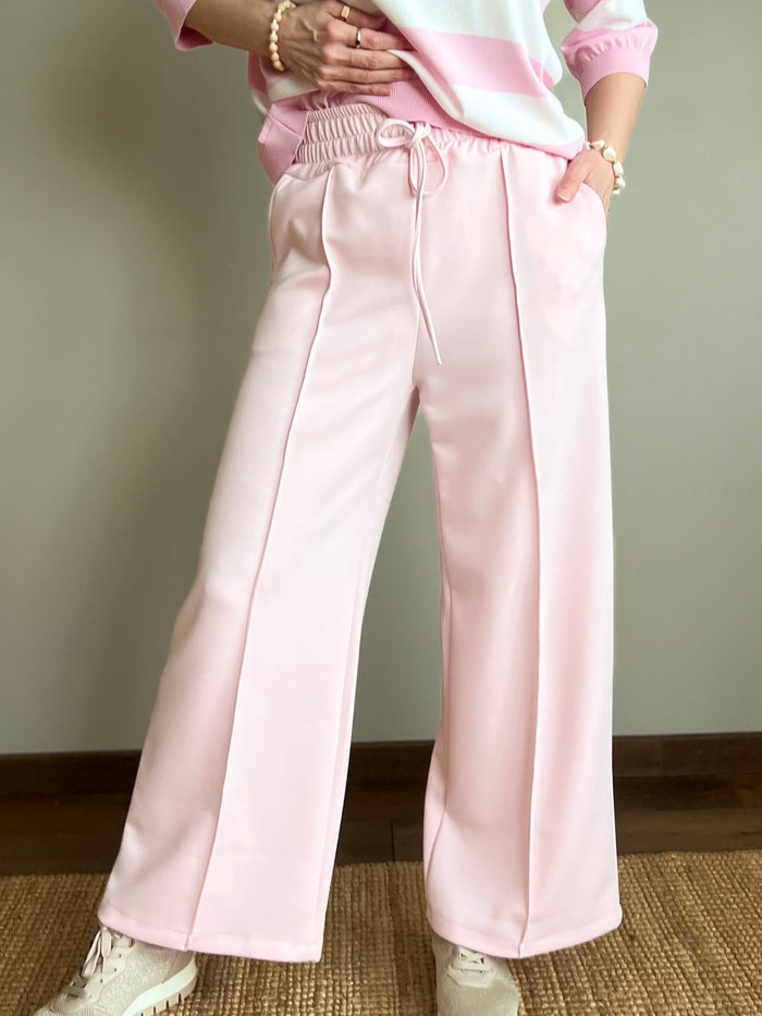 Luna -housut, puuteriroosa