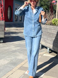 Robin -farkkupaita, denim stone wash