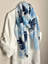 Beth scarf, blue