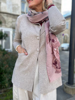 Angelina -neulejakku, vaalea taupe