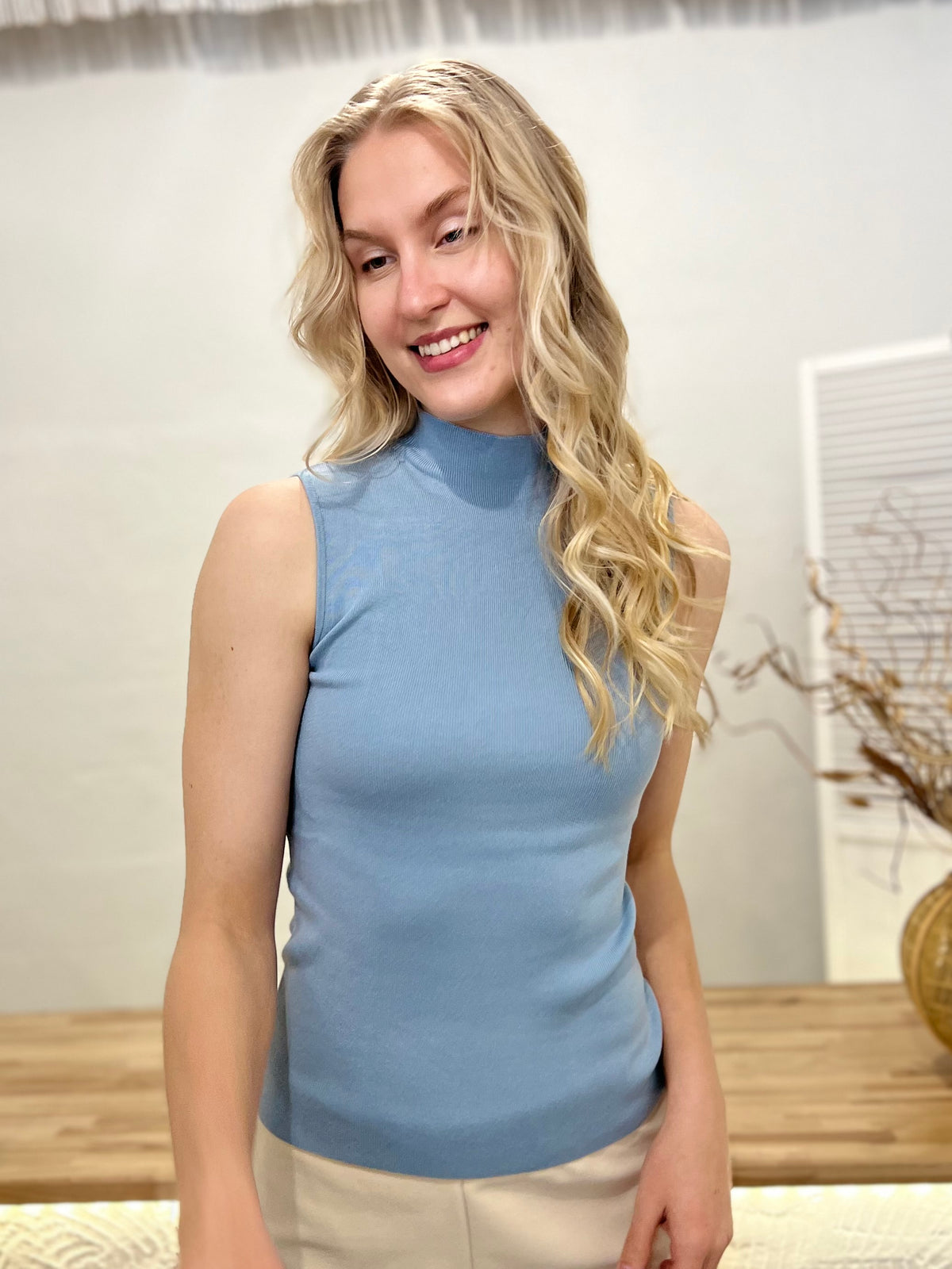 Faithlynn -toppi, grey blue