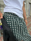 Baltic skirt, green/multicolor