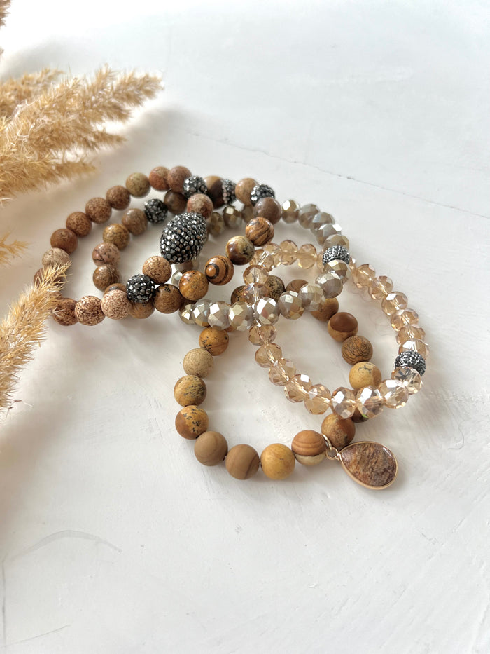 Delilah bracelet, brown