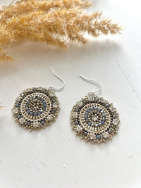 Sofie earrings, grey