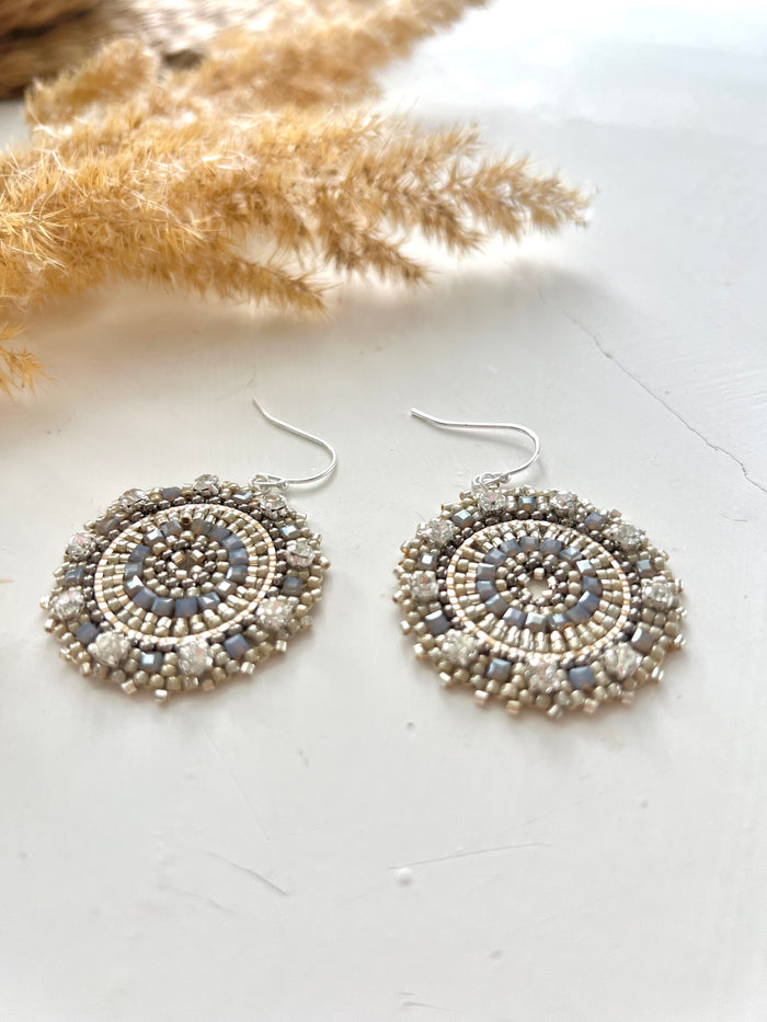 Sofie earrings, grey