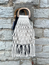 Lecce string bag, light beige