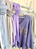 Karen scarf, light lilac