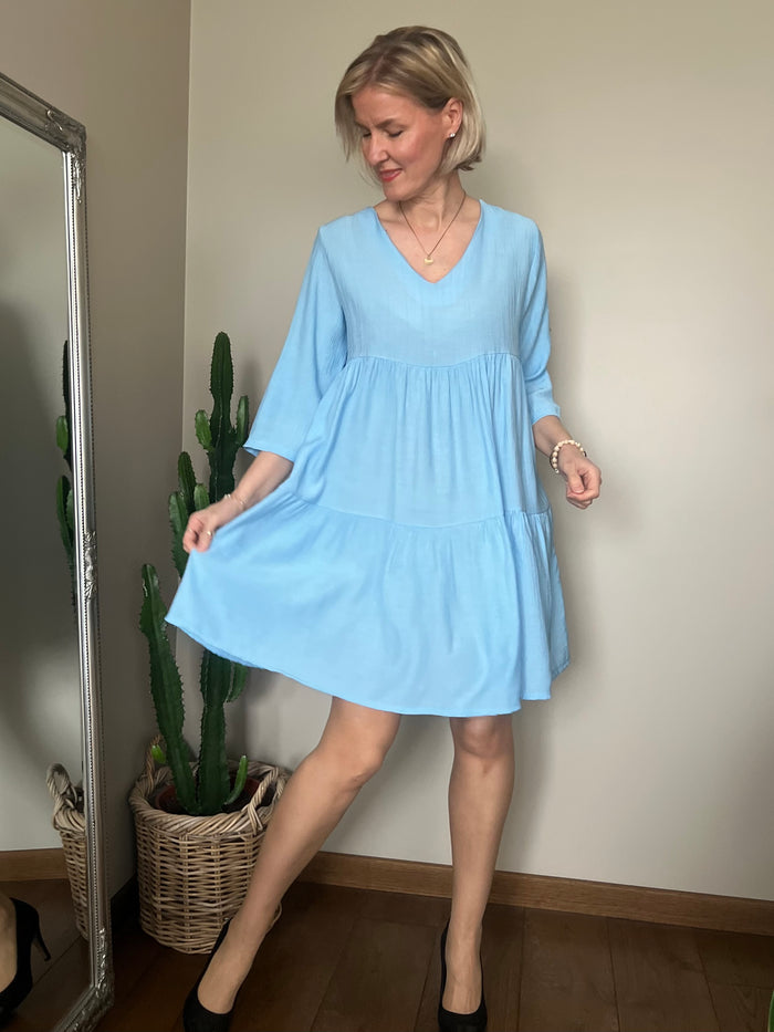 Colette -mekko / tunika, vaaleansininen