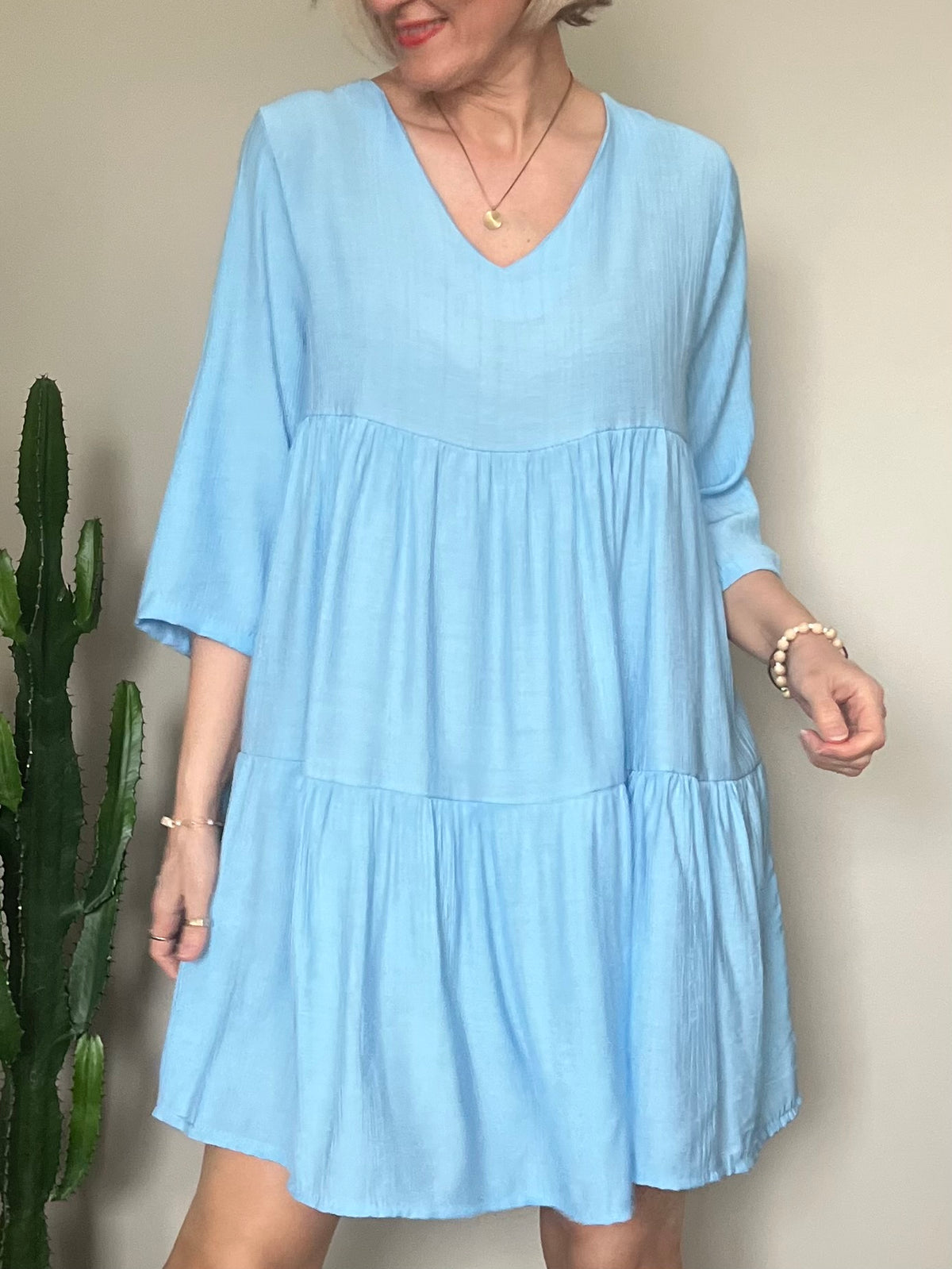 Colette -mekko / tunika, vaaleansininen