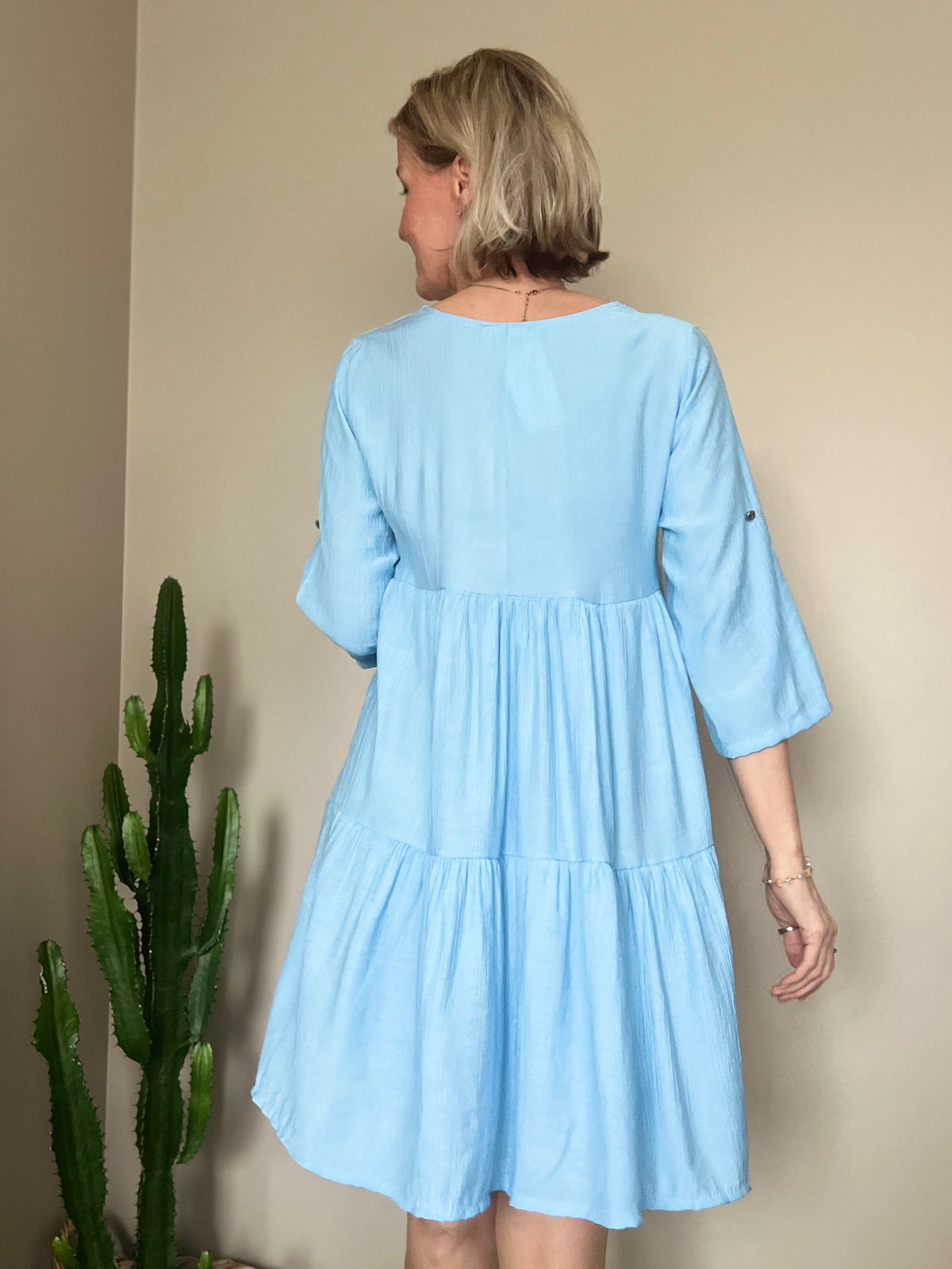 Colette -mekko / tunika, vaaleansininen