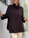 Claudie -neule, tummanruskea