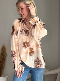 Havana cotton shirt, brown