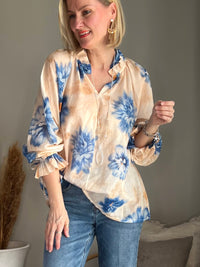 Havana cotton shirt, blue