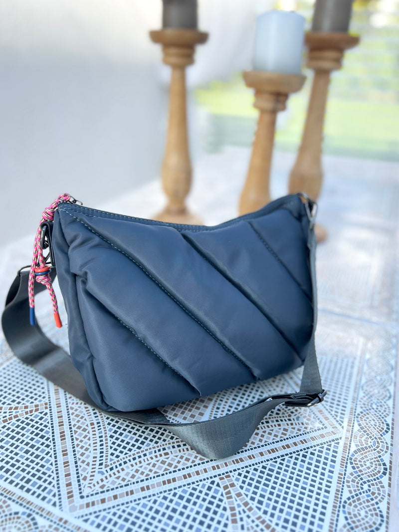 Hailey bag, steel blue