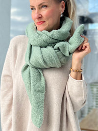 Base scarf, ocean green