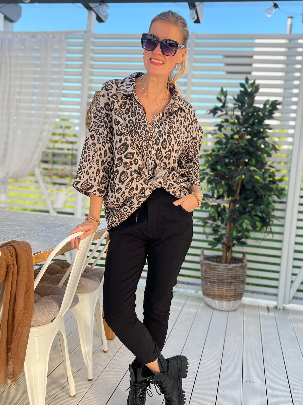 Savannah -pellavapaita, camel