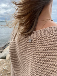 Mountain Village merino wool sweater, off-white