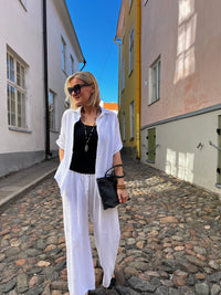 Fiona cotton shirt, white