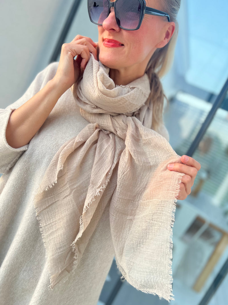 Joanna scarf, Taupe