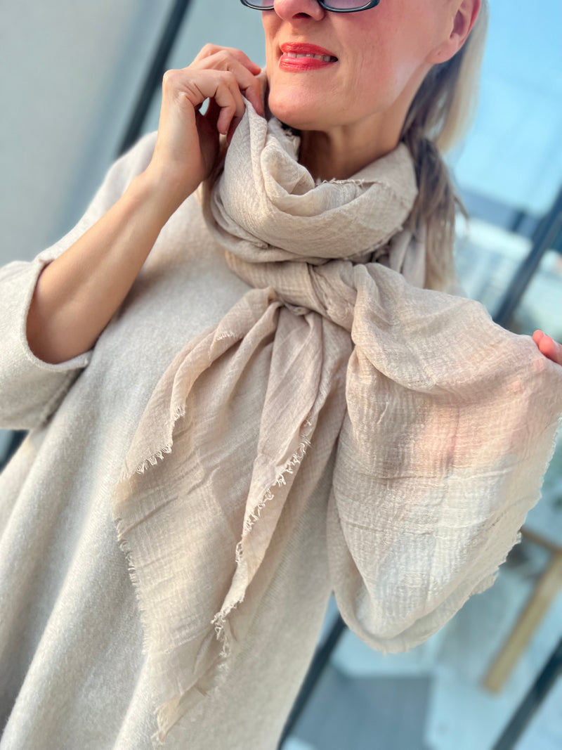 Joanna scarf, Taupe