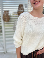 Seattle Bucklee sweater, creme