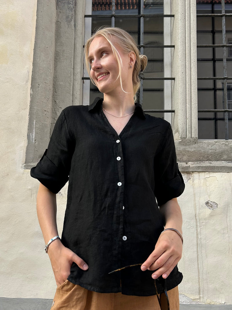 Andreana shirt, black