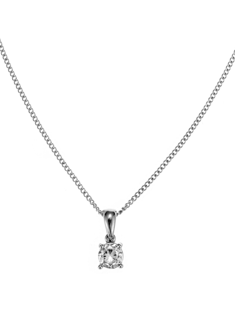 Evita Chrystal necklace, steel