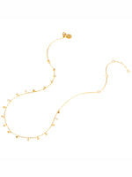 Chrystal Charms necklace, gold