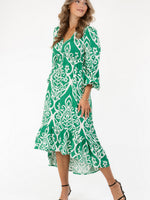 Daria -mekko, spring green/creme