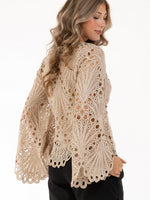 Esme Lace blouse, sahara sand