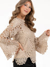 Esme Lace blouse, sahara sand