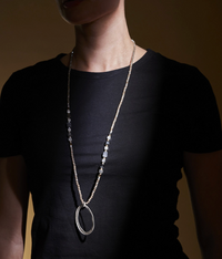 Julia -kaulakoru, hopea