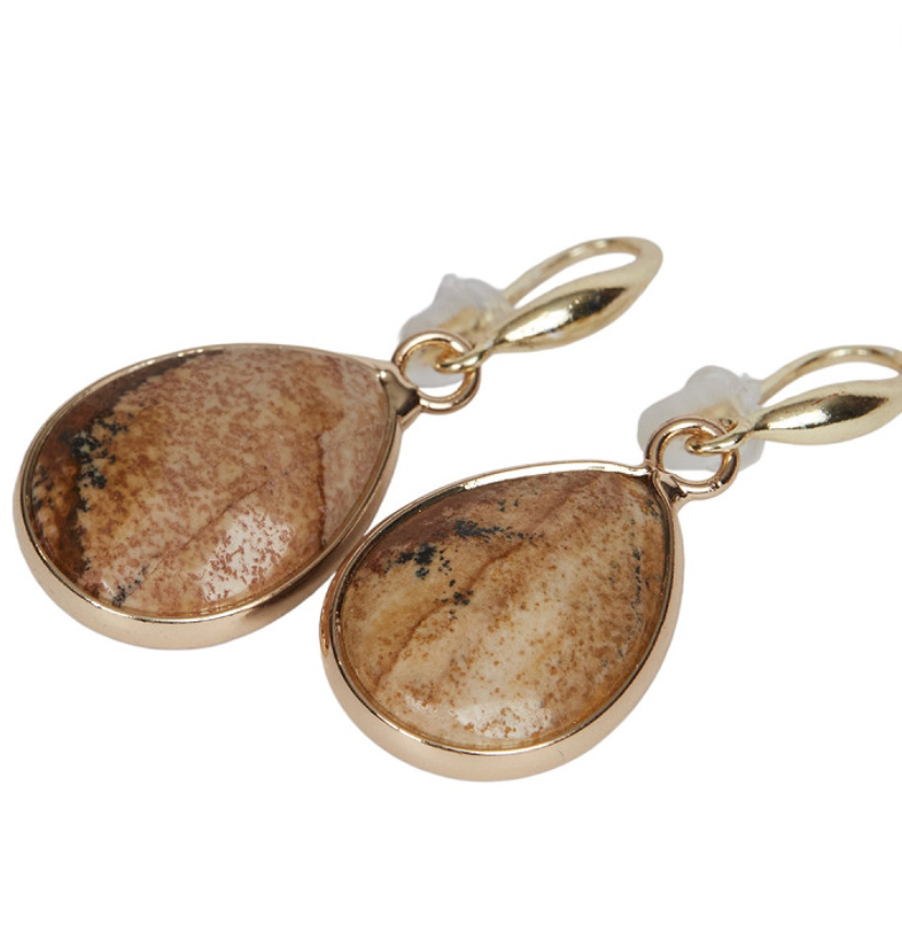 Carina -korvakorut, ruskea