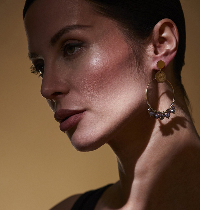 Jennifer -korvakorut, harmaa