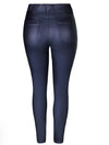 Dixie jeggings with zipper, mud