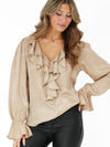 Selma blouse, golden sand