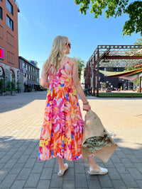 Malibu Beach dress, multicolor