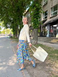 Miami-mekko, sininen / multicolor