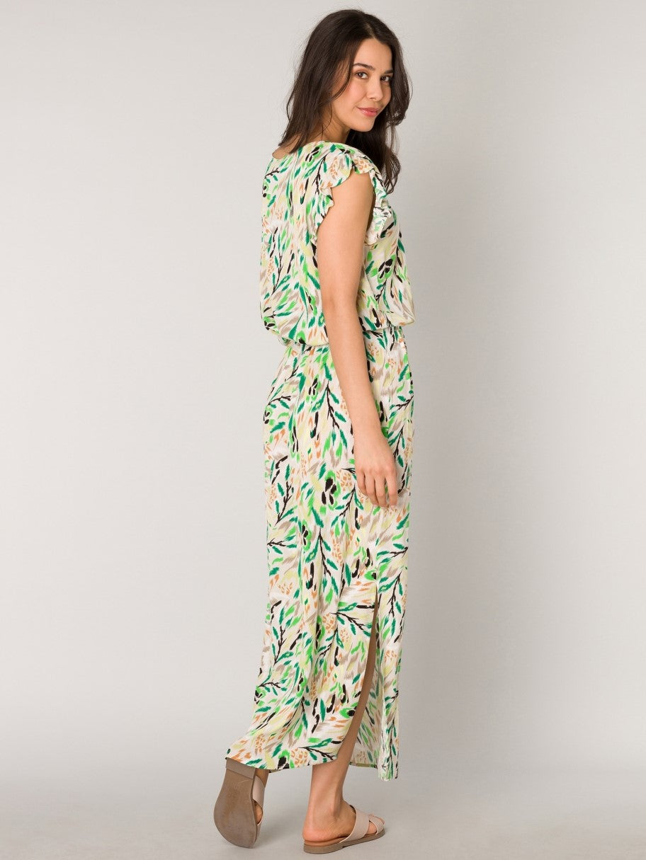 Maxine dress, green / multicolor