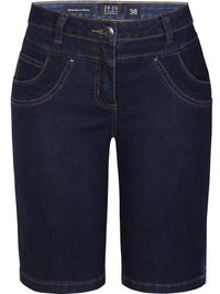 Sanne denim shorts, dark blue