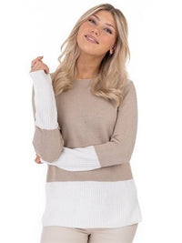 Ada sweater, sand/creme