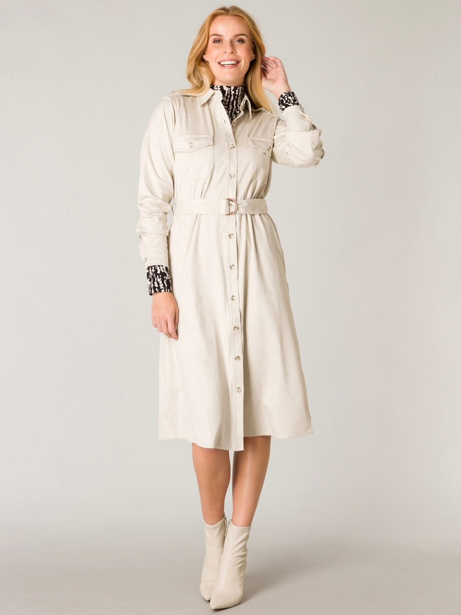 Angelique jacket dress, soft sand